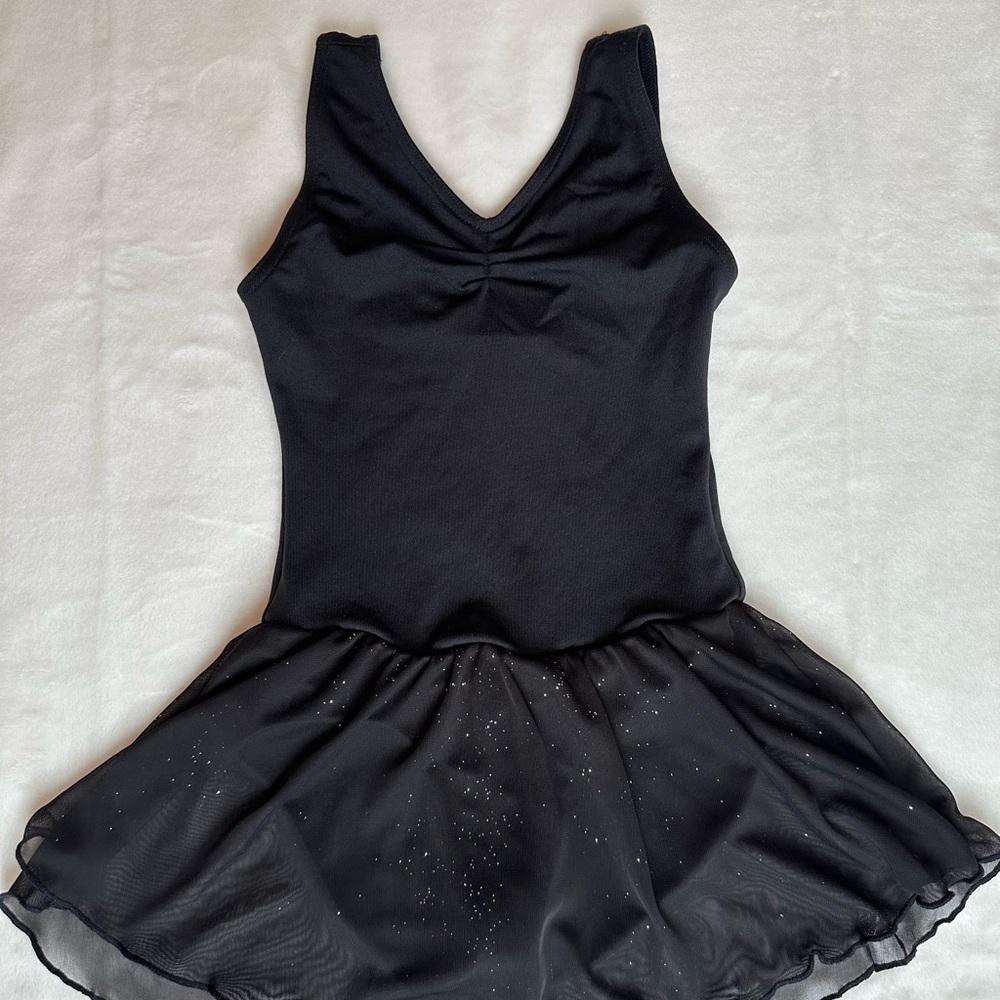 Capezio Black Leotard with Skirt